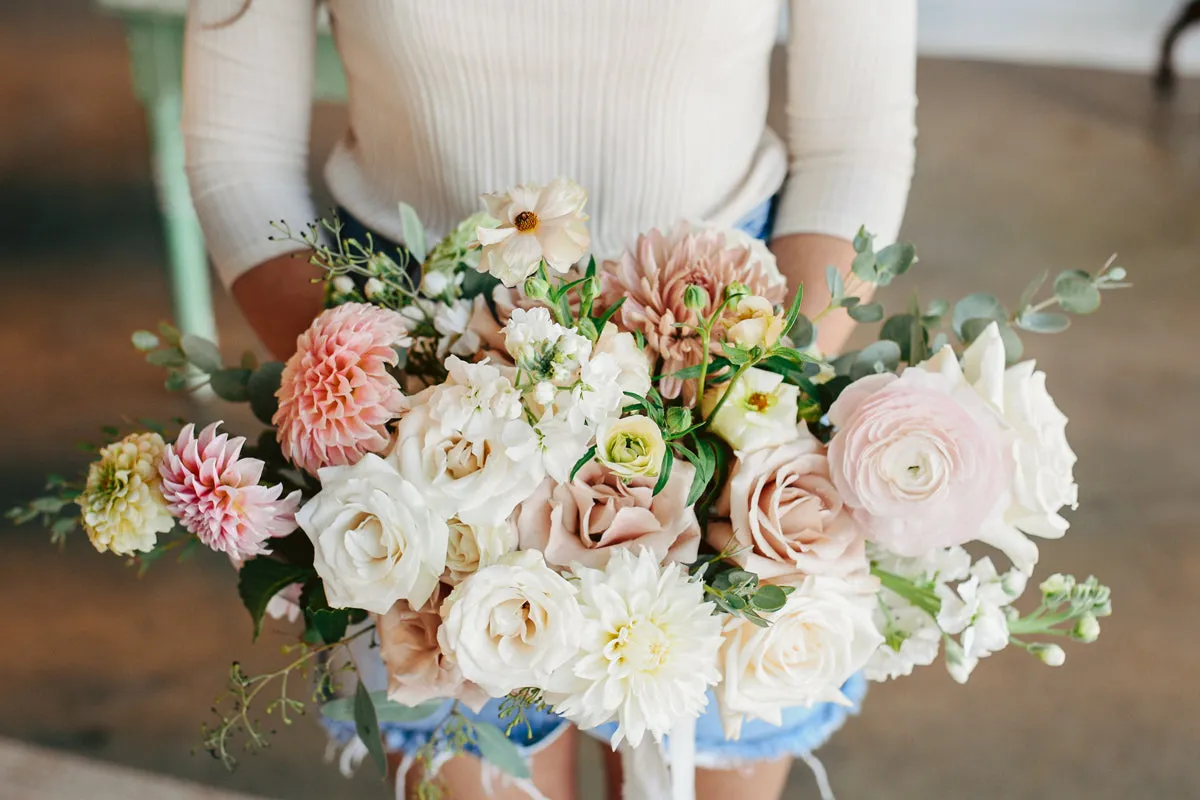 À la carte Wedding Flowers - Blushing Palette - Bouquet