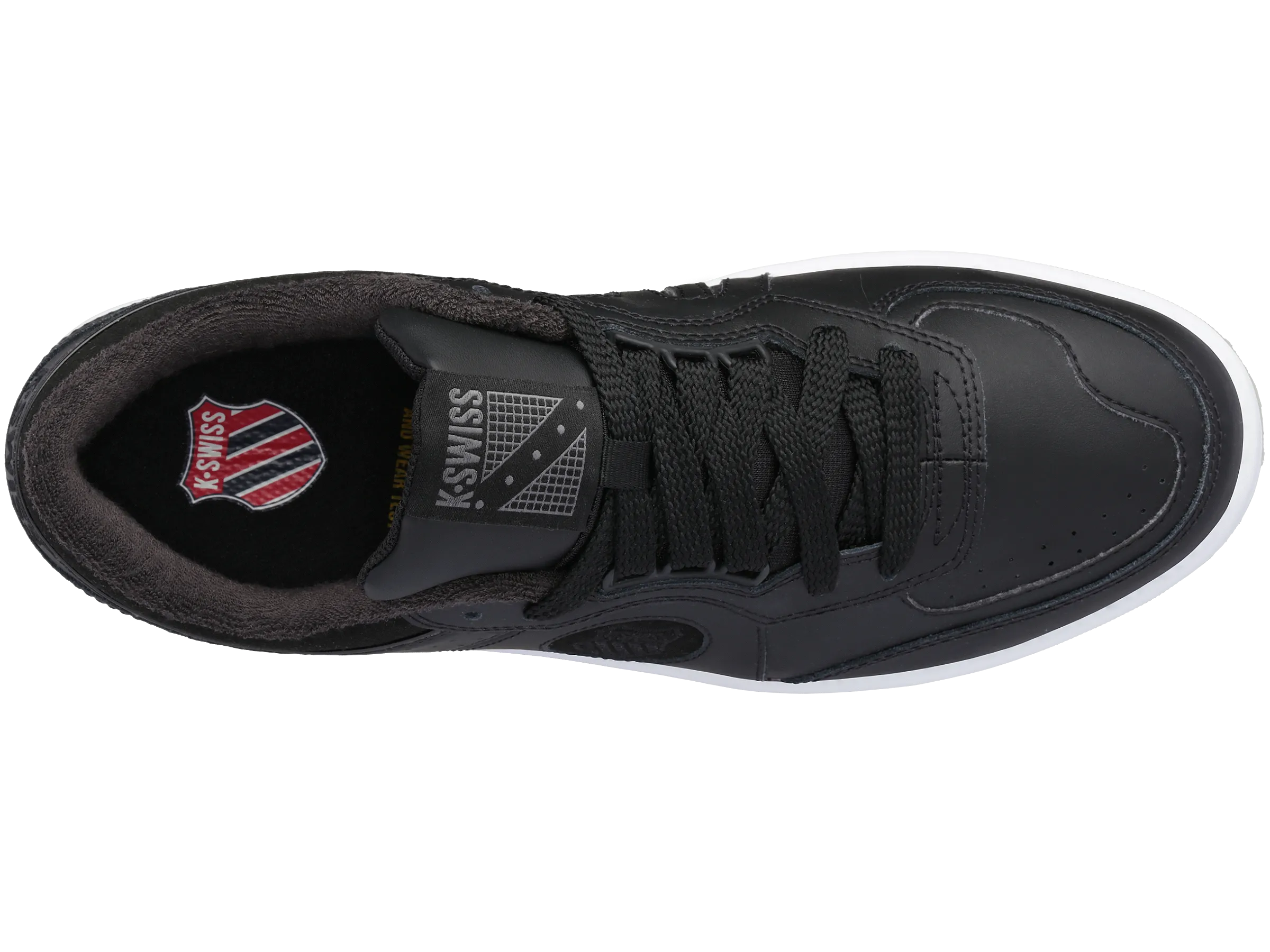 06802-065-M | MENS NORTH COURT | BLACK/CHARCOAL/WHITE