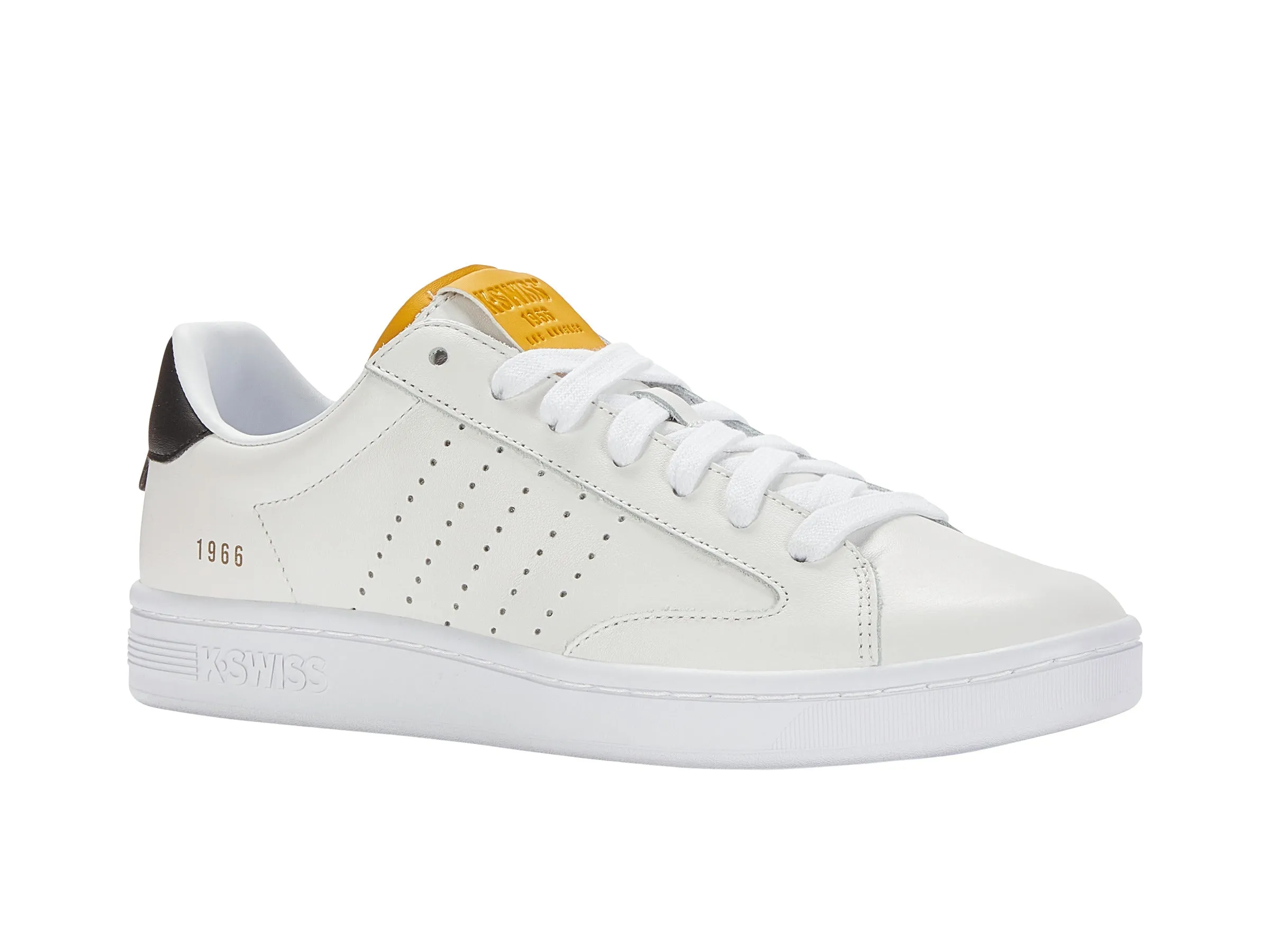 07263-917-M | LOZAN KLUB LTH | WHT/OLD GOLD/BLK