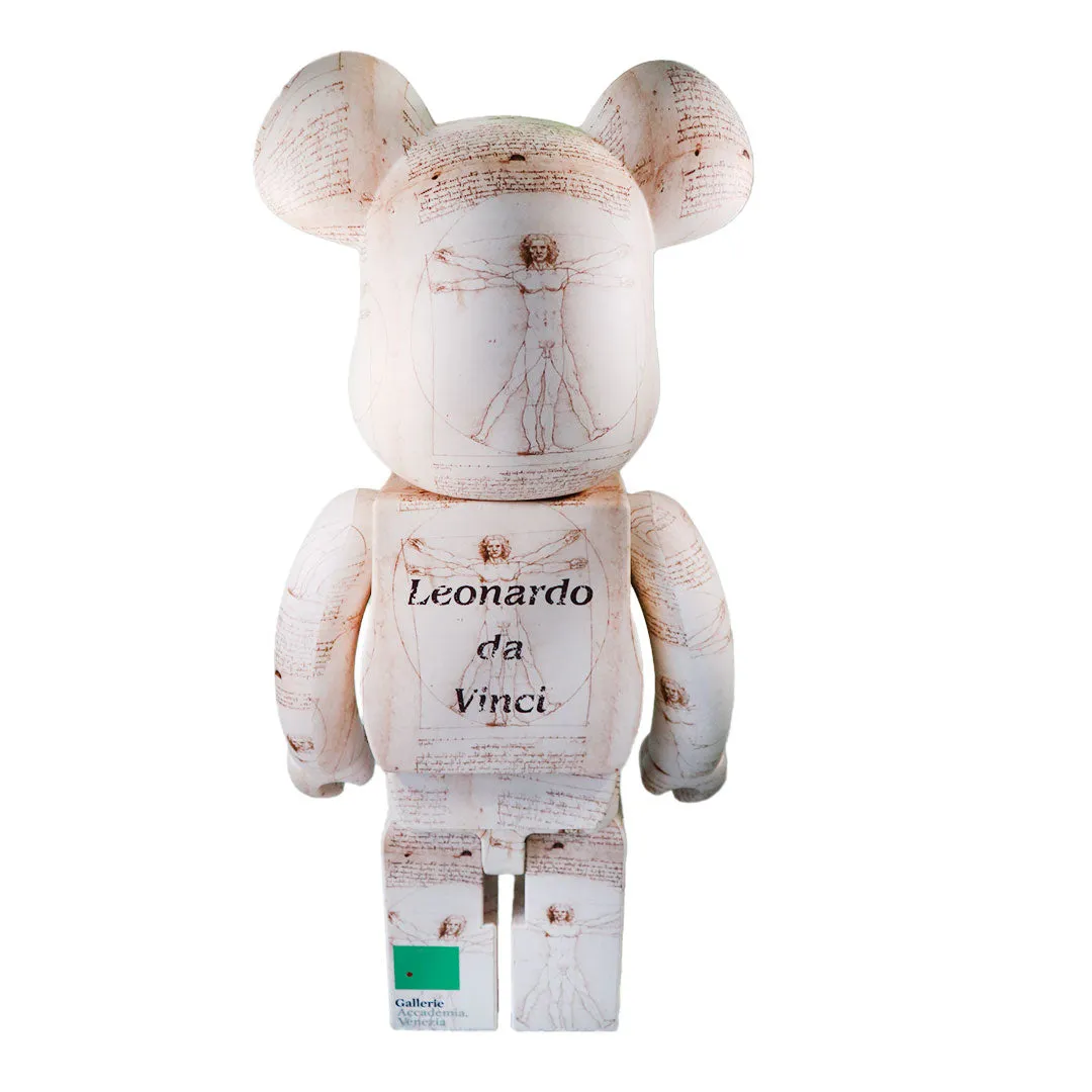 1000% Bearbrick Leonardo Da Vinci - L'homme de Vitruve