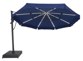 13' AKZ PLUS -Octagonal STARLUX  Cantilever Umbrella With Valance