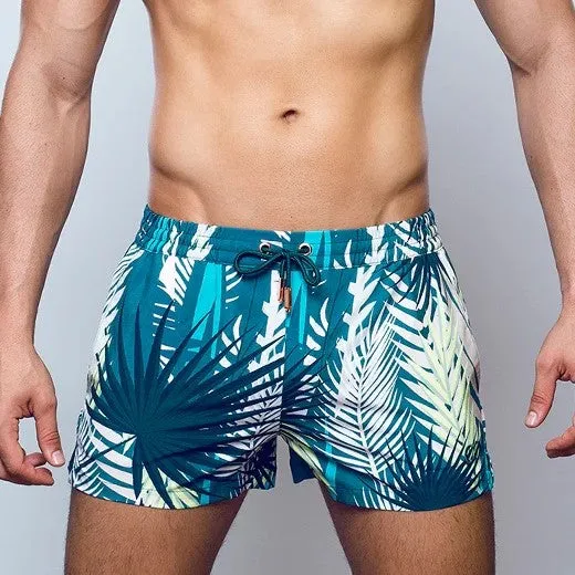 2eros Feuille 3" swim short green