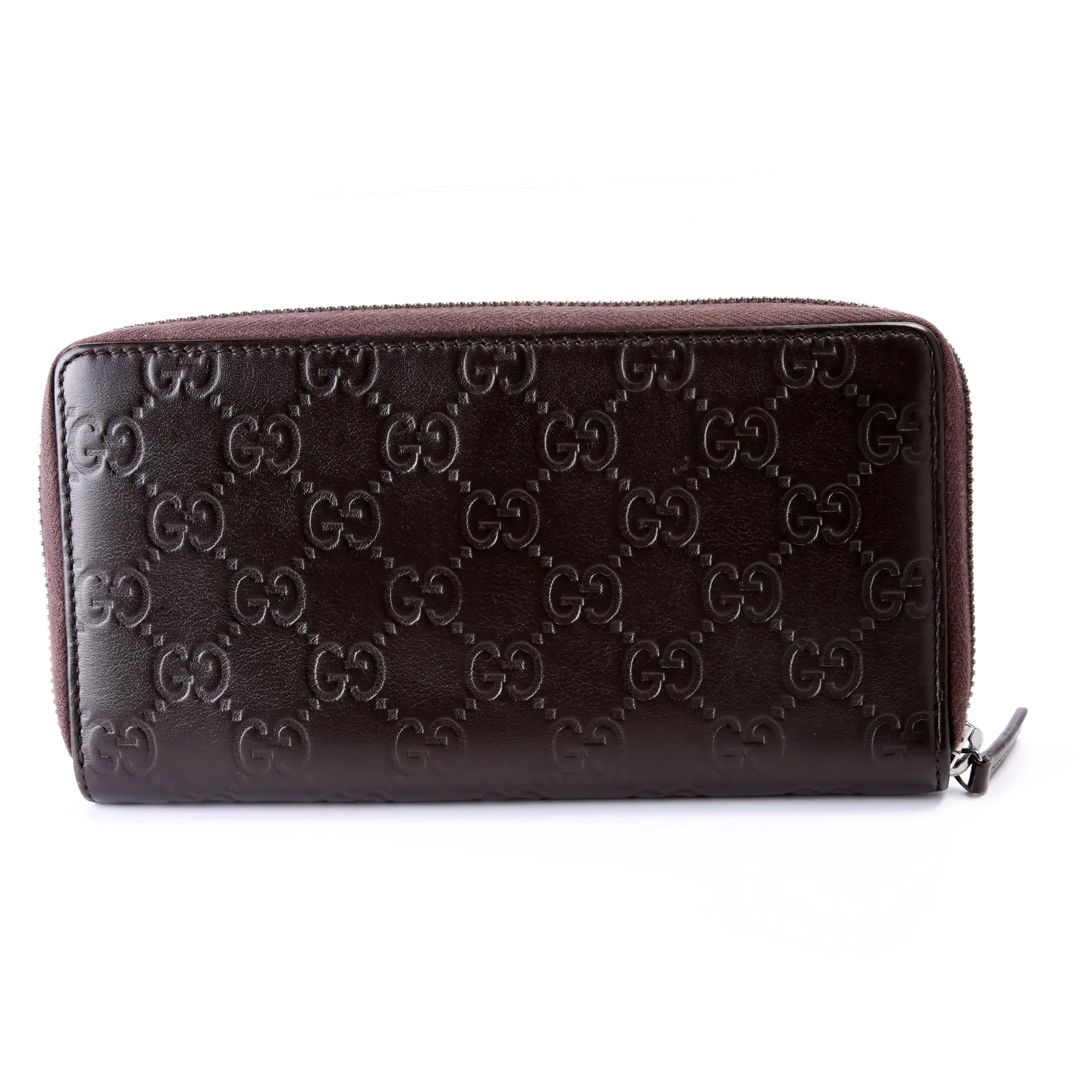 410102 Guccissima Zip Around Wallet