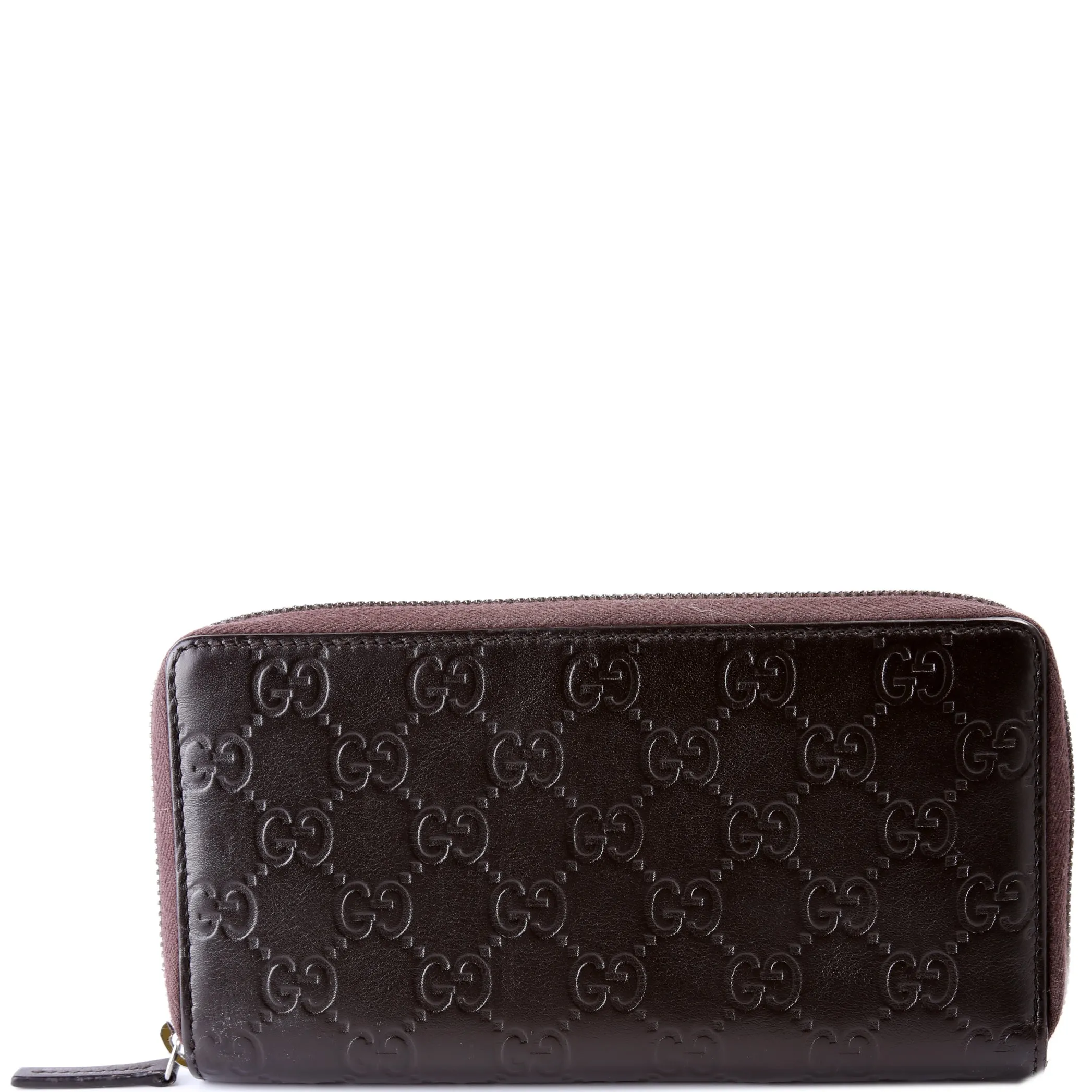 410102 Guccissima Zip Around Wallet