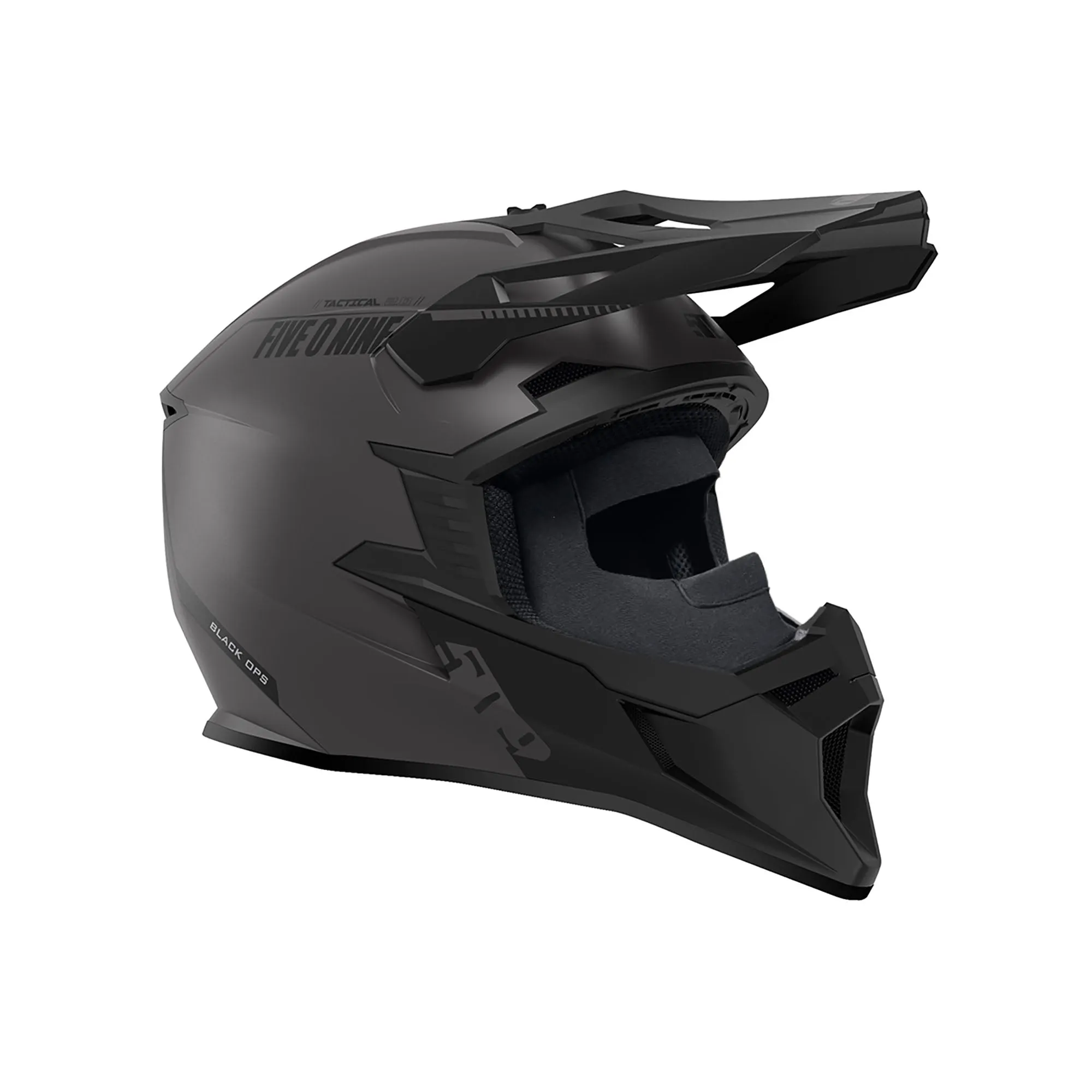 509  Tactical 2.0 Snowmobile Helmet w Fidlock Strap VEES Venturi Vent Black Ops FMVSS 218