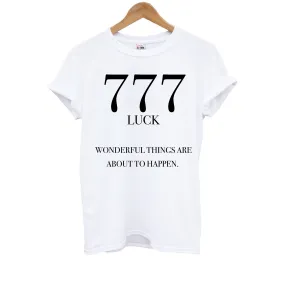 777 - Angel Numbers Kids T-Shirt