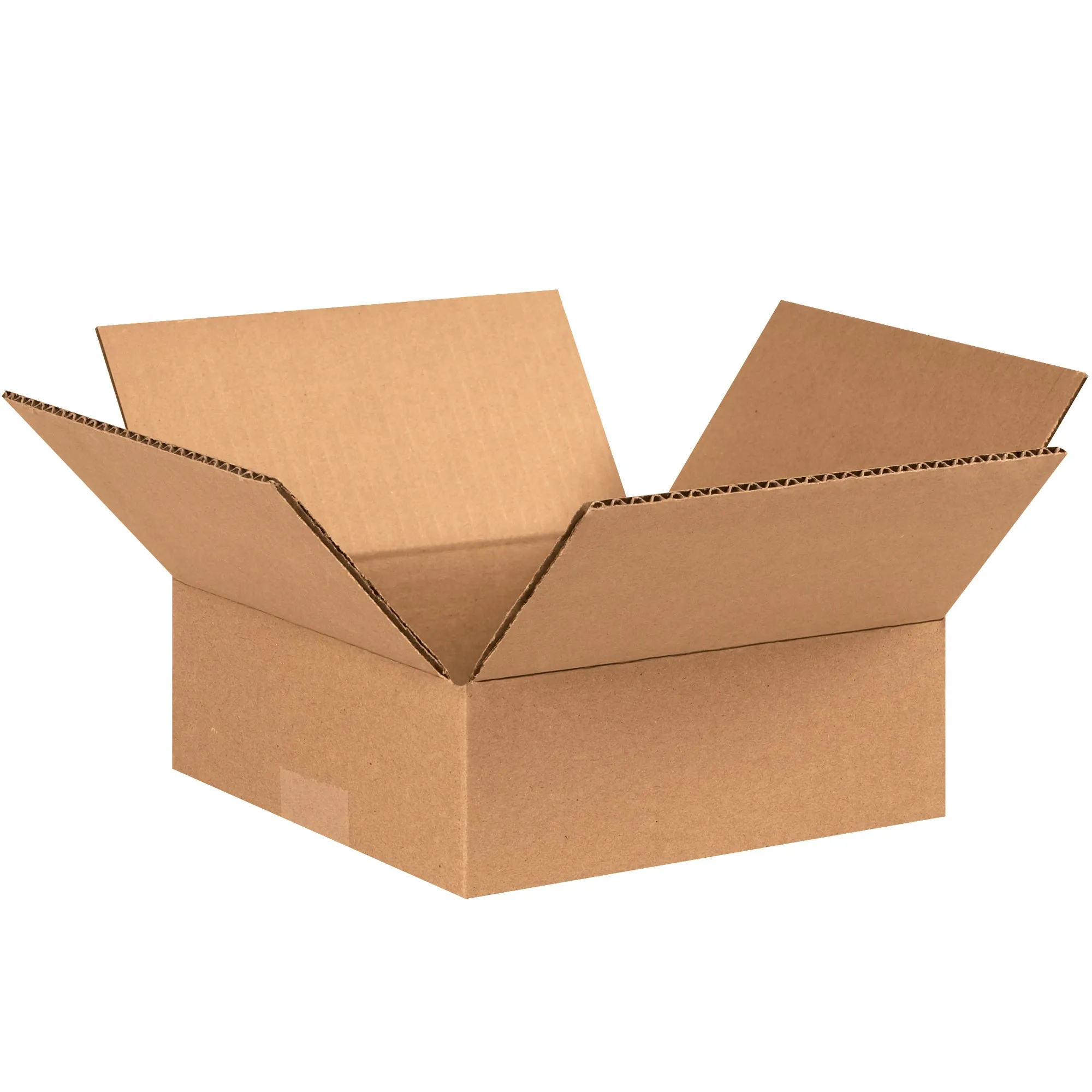 8 x 8 x 2 Flat Corrugated Boxes