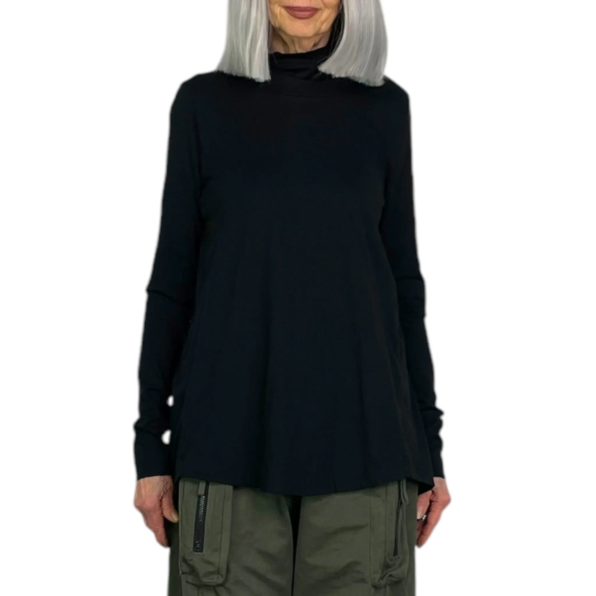 A-LINE TURTLENECK TEE