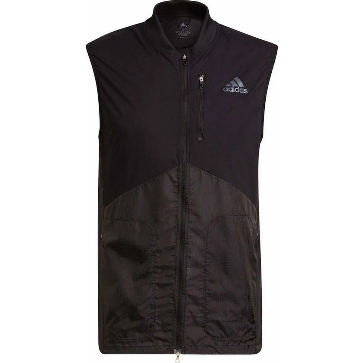 adidas Adizero Mens Running Gilet - Black