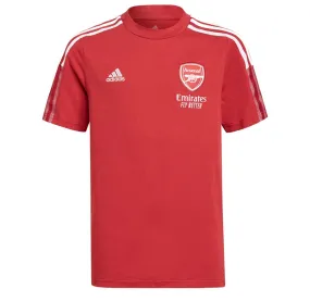 adidas Arsenal FC Official 2021/22 Training Tee - Youth - Active Maroon