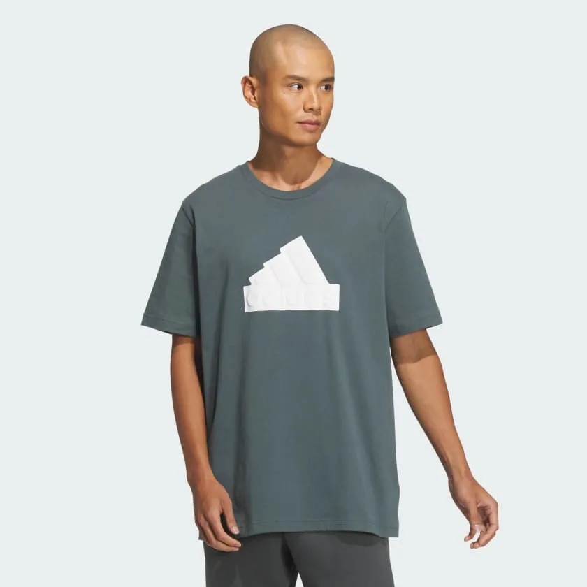 ADIDAS MEN'S FUTURE ICONS GREY TEE