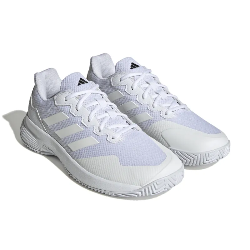 Adidas Performance Game Court 2 Men Tennis Shoes - FTWWHT/FTWWHT/MSILVE