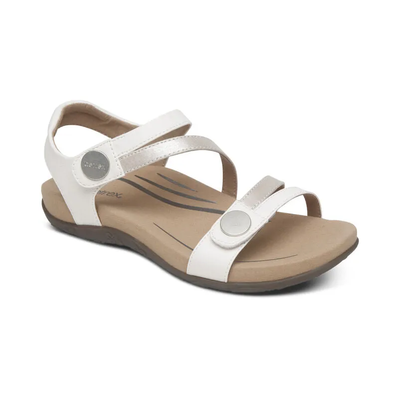 Aetrex Jess, Adjustable Quarter Strap Sandal