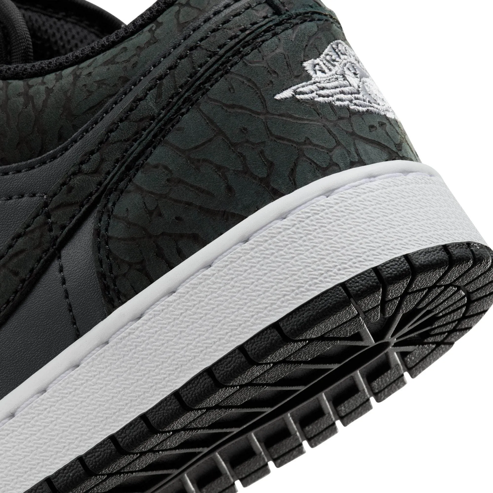 Air Jordan 1 Low SE "Black Elephant" - Boy's Grade School