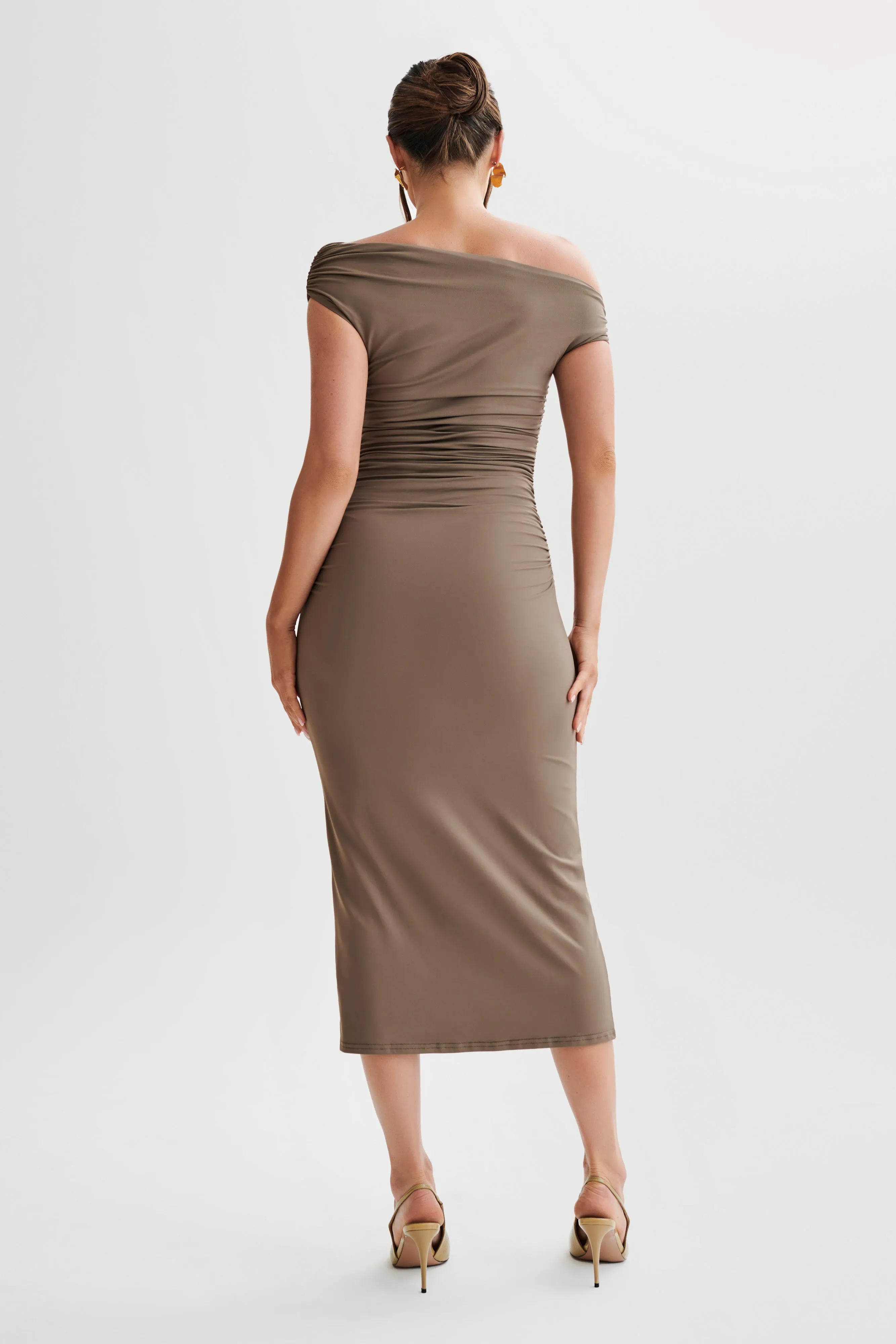 Alayna Recycled Nylon Midi Dress - Coco