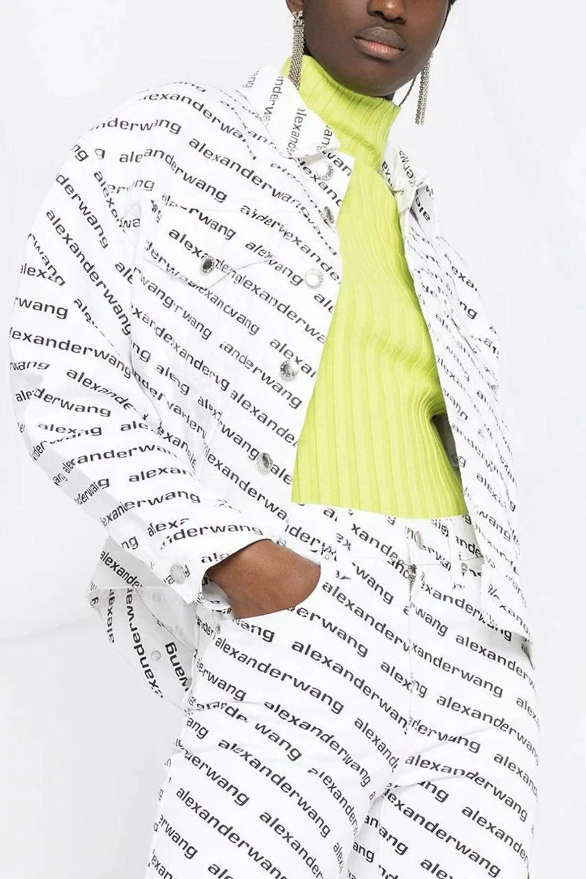 All-Over Logo-Print Jacket