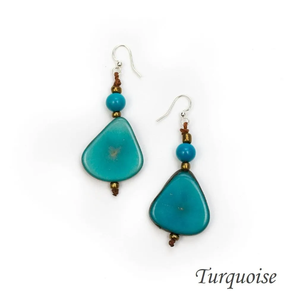 Alma Tagua Earrings