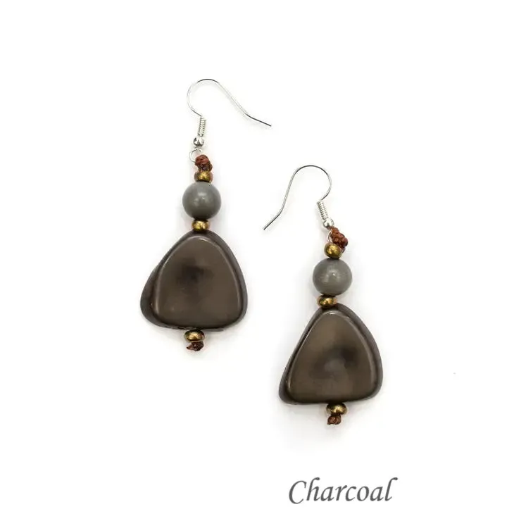 Alma Tagua Earrings