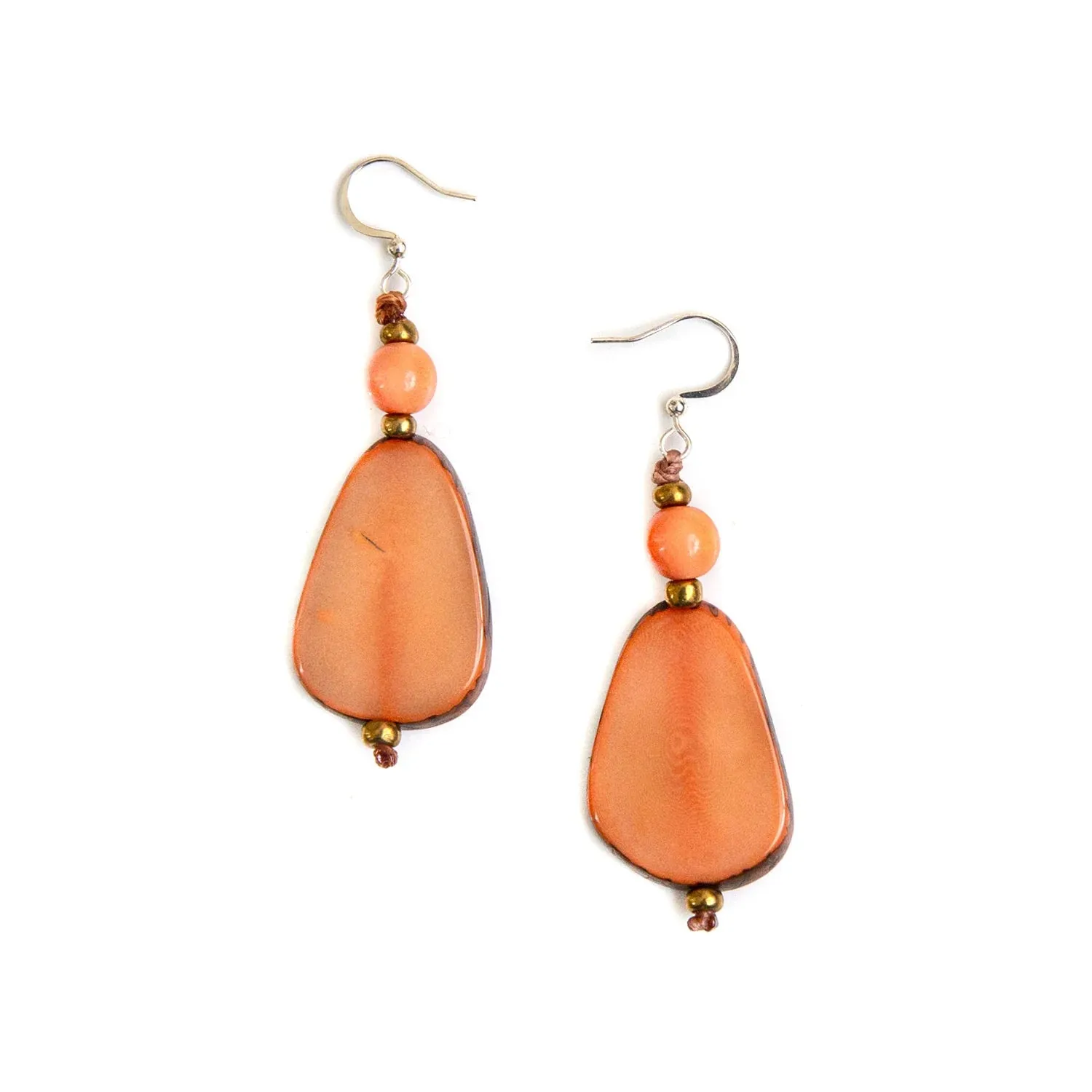 Alma Tagua Earrings