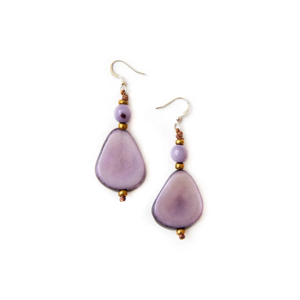 Alma Tagua Earrings