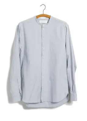 ANTE | Collarless Shirt | Silver