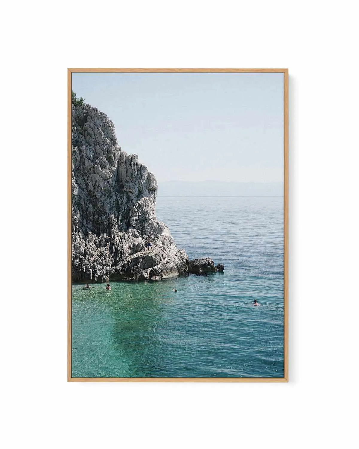 Aqua Waters by Tim Reed | Framed Canvas Art Print