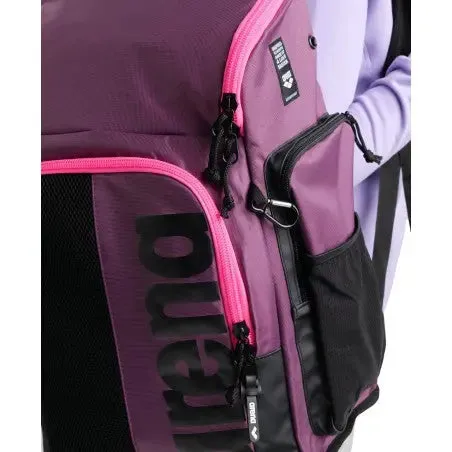 Arena | Spiky 3 | Backpack | Plum / Neon Pink