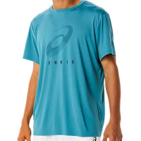 Asics Court Men Spiral Tee - Misty Pine