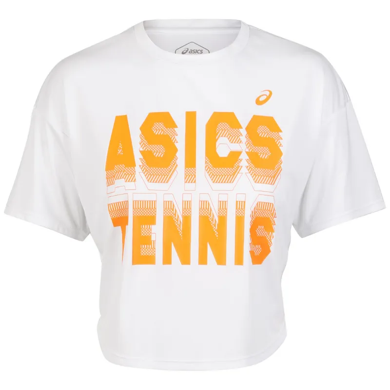 Asics Womens Court GPX Tennis Tee - Brilliant White