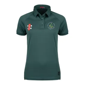 Atherstone CC Adult's Green Matrix V2 S/S Polo Shirt-Senior