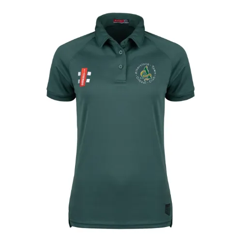 Atherstone CC Adult's Green Matrix V2 S/S Polo Shirt-Senior