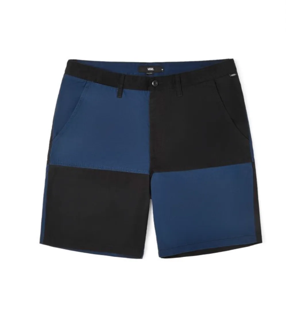 Authentic Check Shorts | Black/Dress Blue