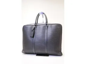 Authentic Pre-owned Louis Vuitton Epi Black Porte-documents Voyage Hand Bag Briefcase M54472 210738