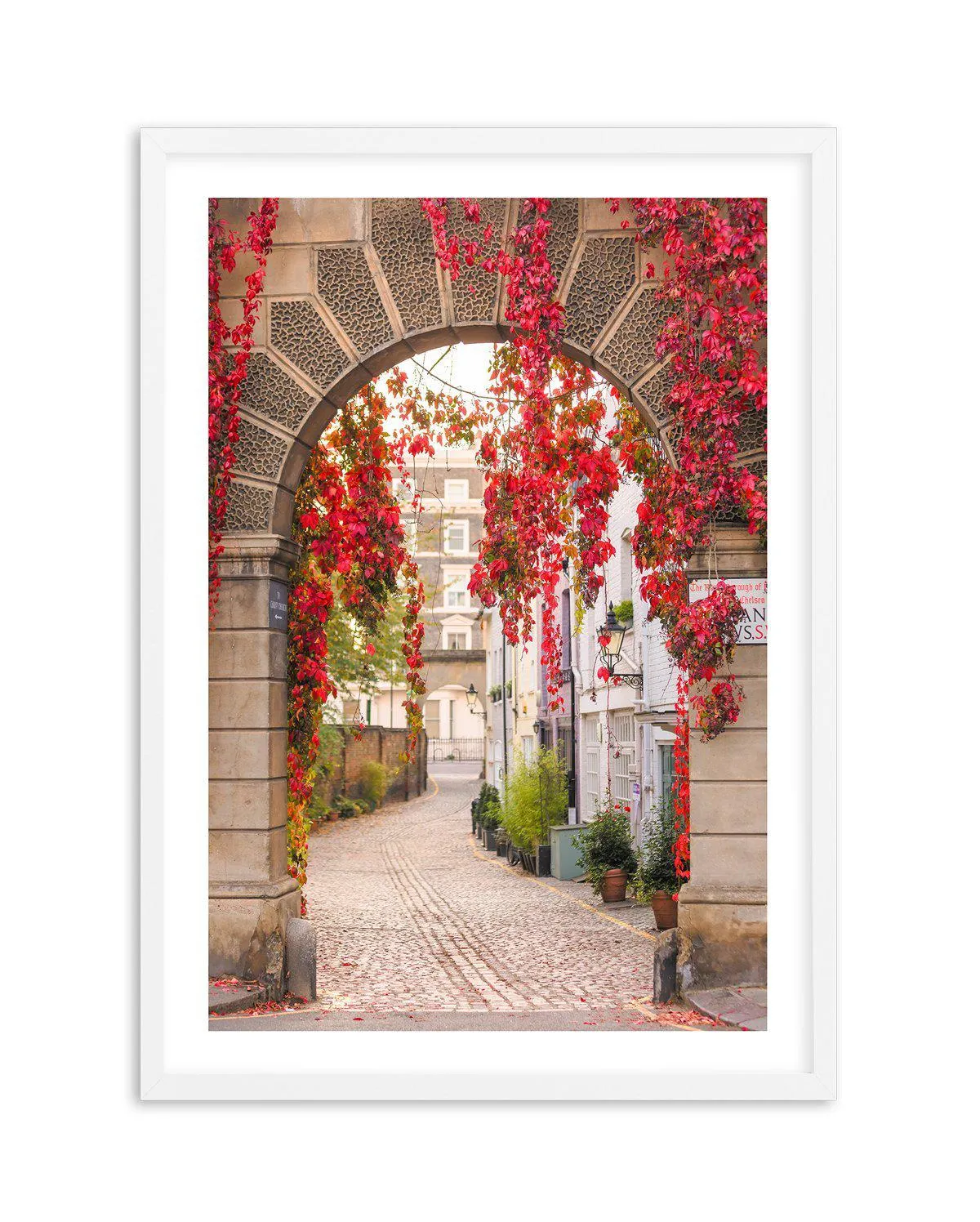 Autumn Archway, London Art Print