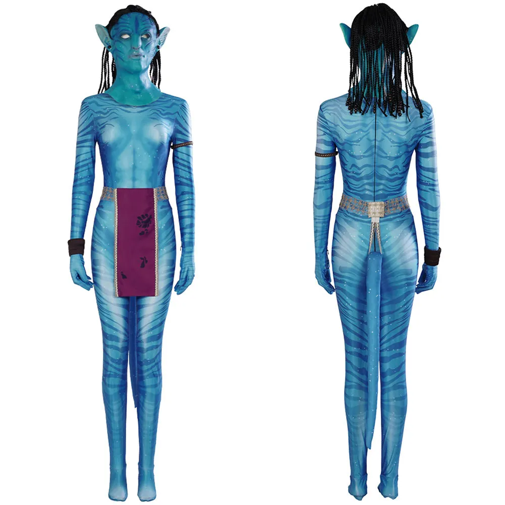 Avatar:The Way of Water Neytiri Adulte Combinaison Cosplay Costume Carnaval