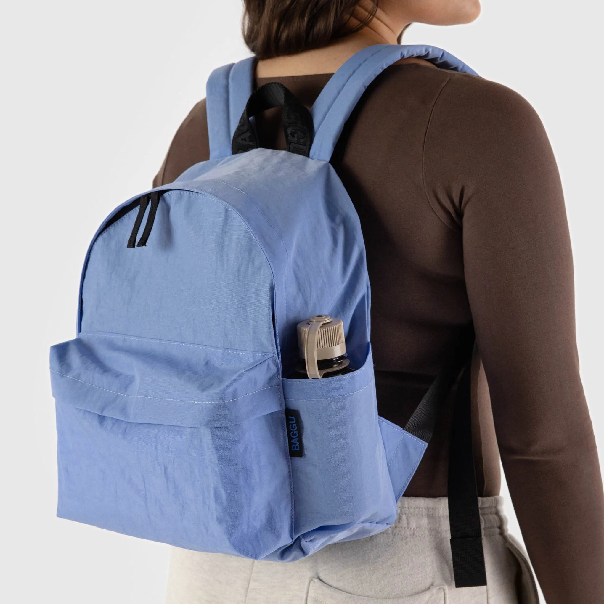 Baggu Recycled Nylon Medium Backpack - Cornflower