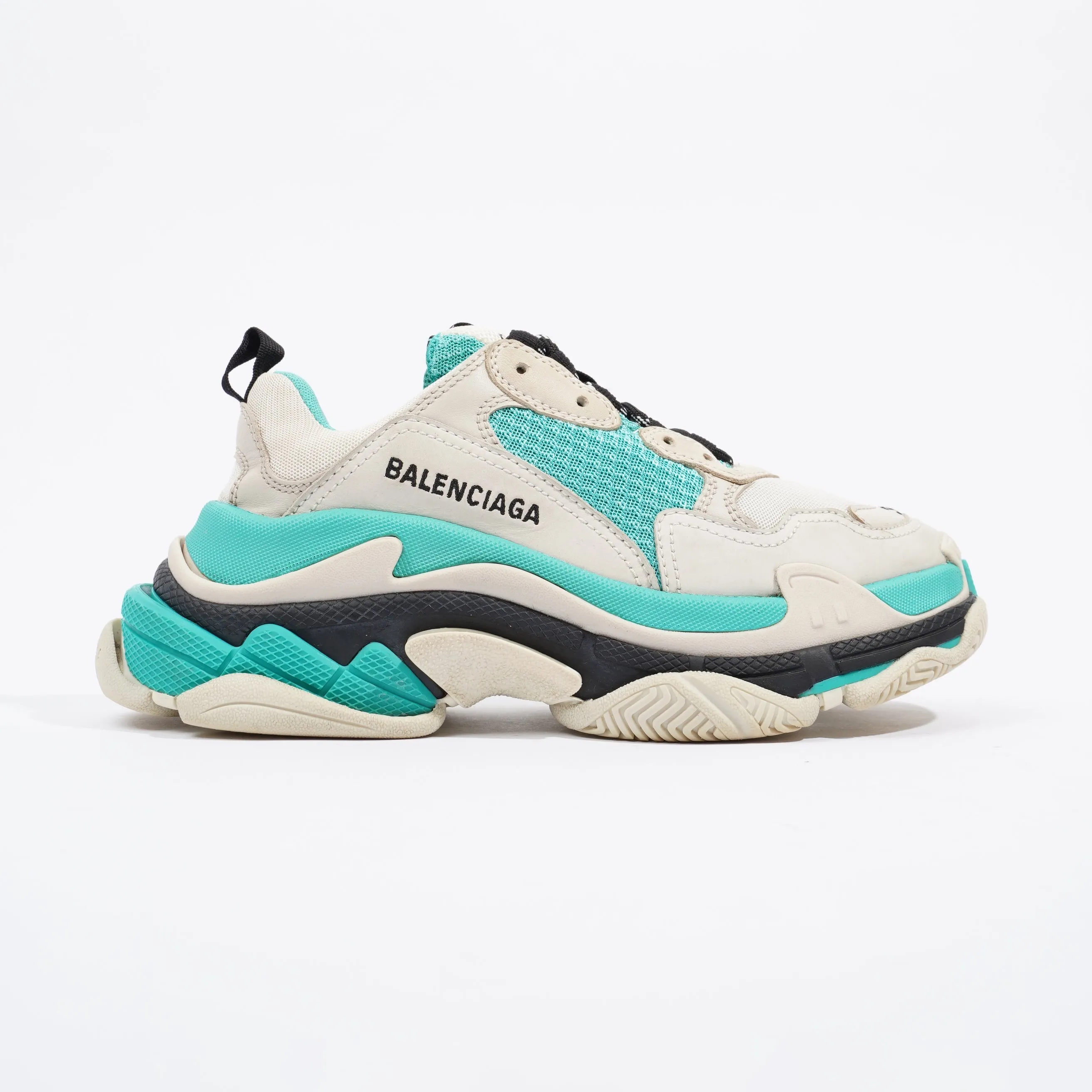 Balenciaga Triple S Grey / Mint EU 38 / UK 5