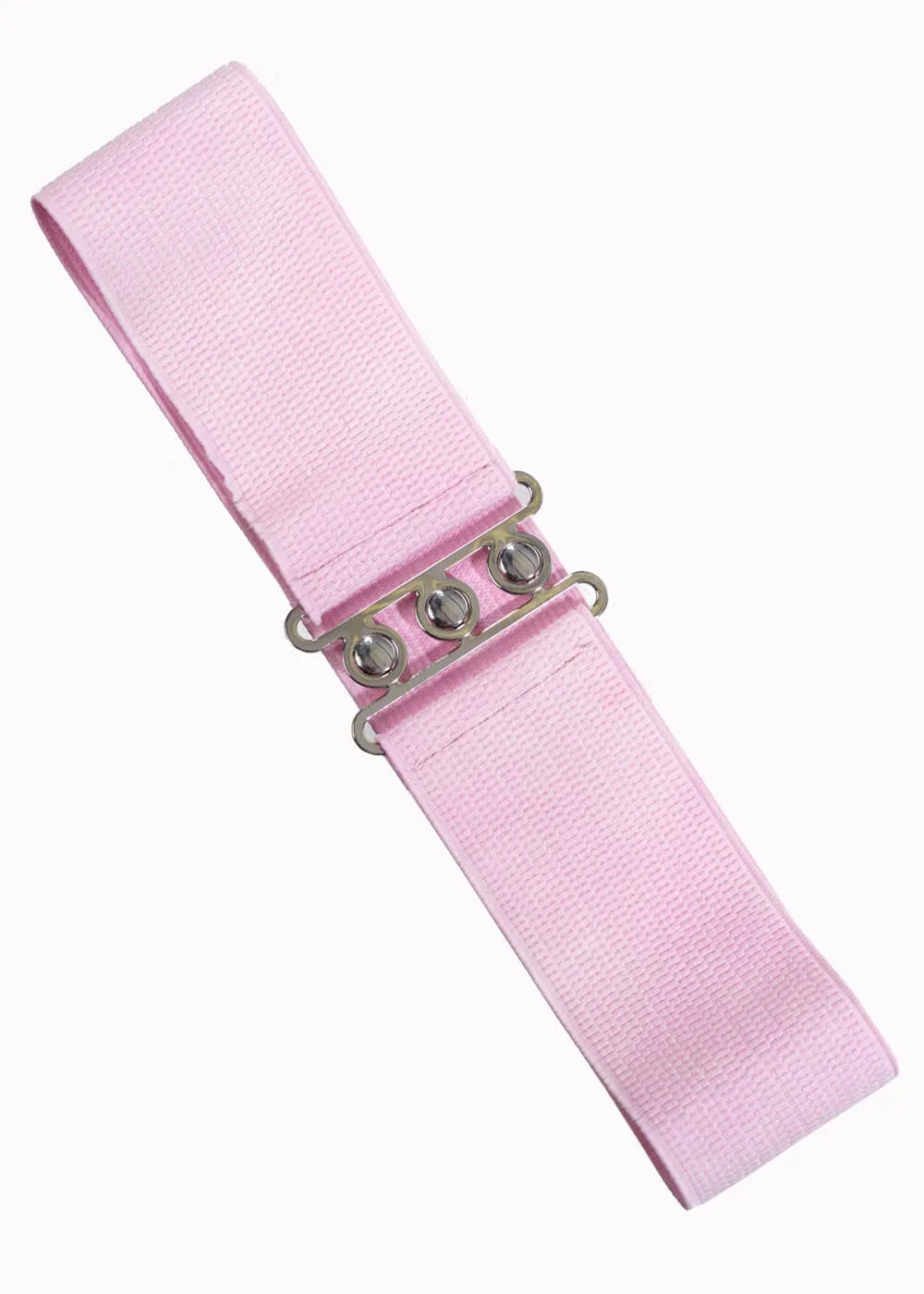 Banned Elastic 50's Belt Pale Pink