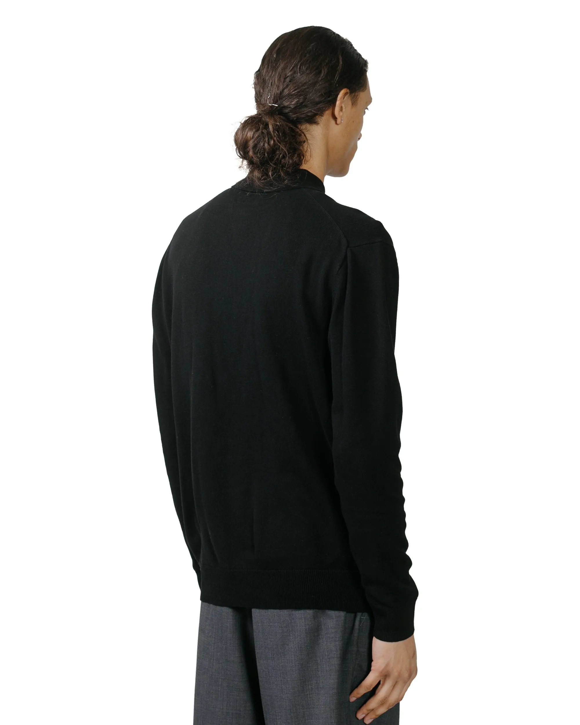 Beams Plus Knit Polo 12G Black