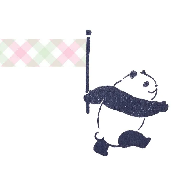 Beverly Companion Rubber Stamp - Panda