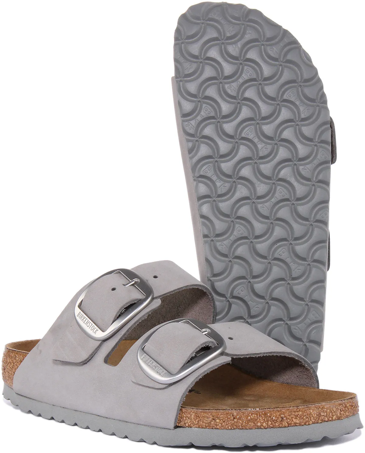 Birkenstock Arizona In Grey For Unisex | Narrow Fit