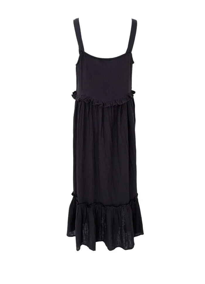 Black Colour - Bcbali Strap Dress - Black