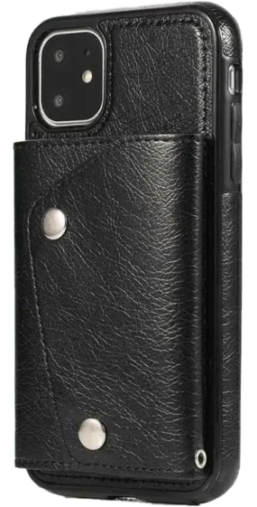 Black Vegan Leather | Wallet Case