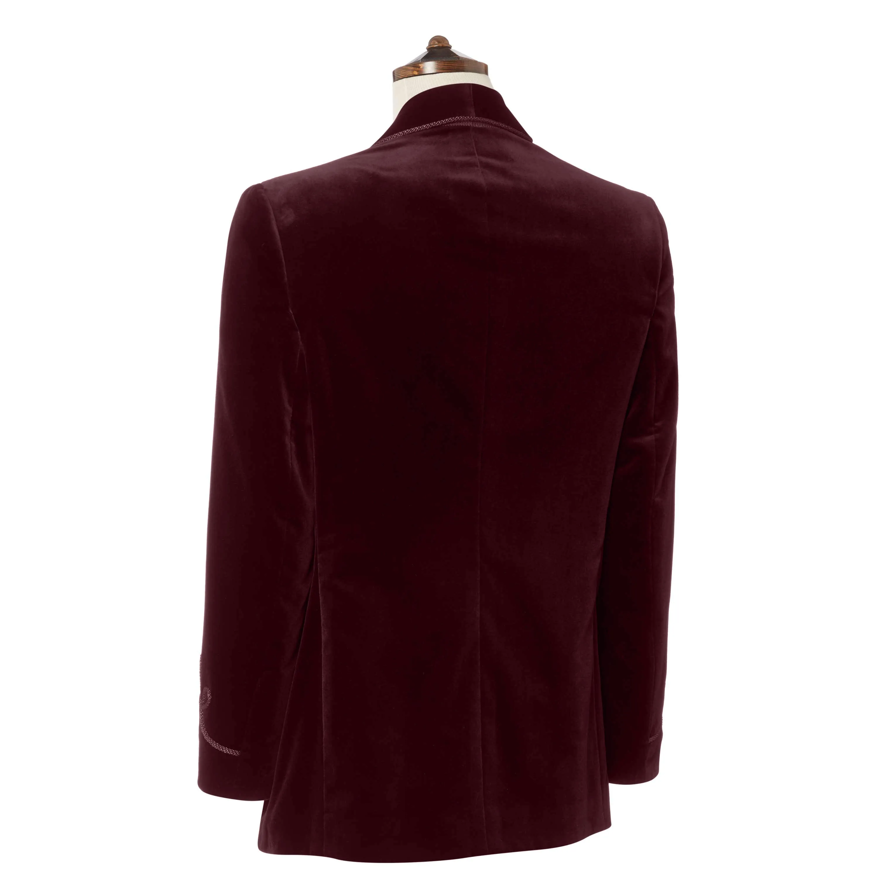 Bloomsbury Burgundy Velvet Jacket