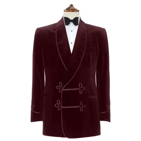 Bloomsbury Burgundy Velvet Jacket