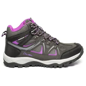 Botas Alaska Jade Waterproof Trekking Mujer Gris Violeta