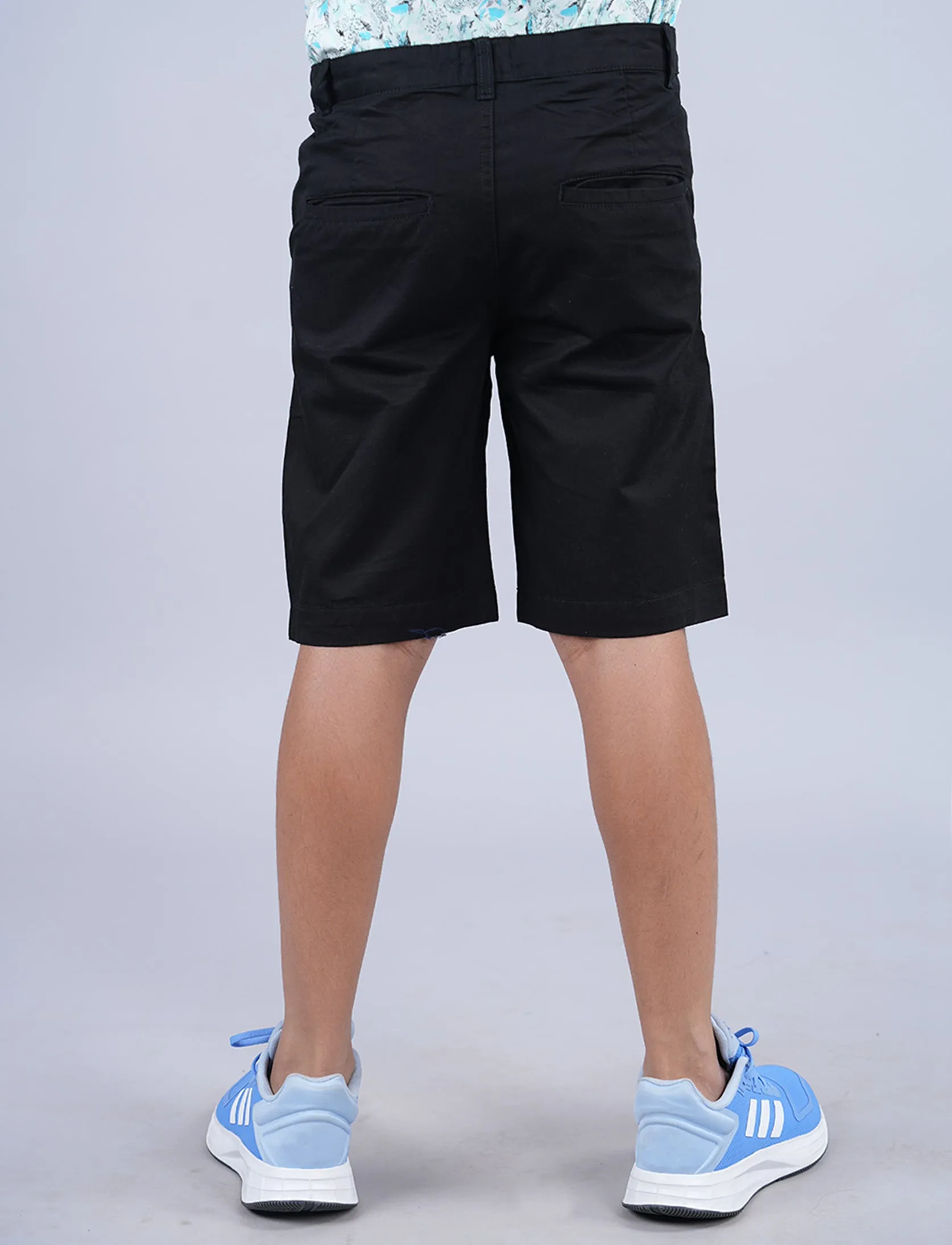 Boys Formal Solid Shorts