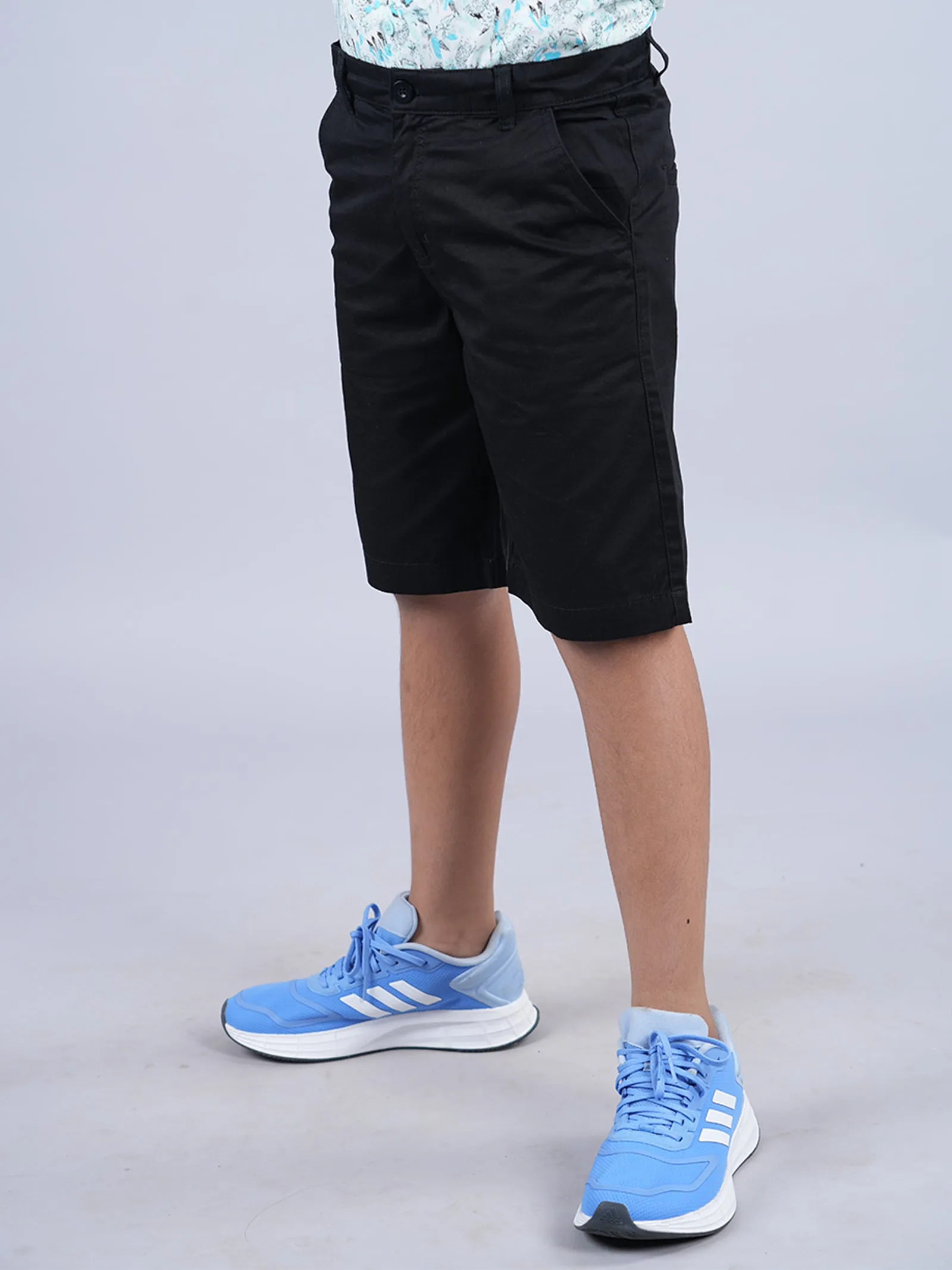 Boys Formal Solid Shorts