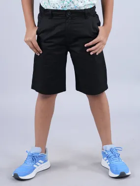 Boys Formal Solid Shorts