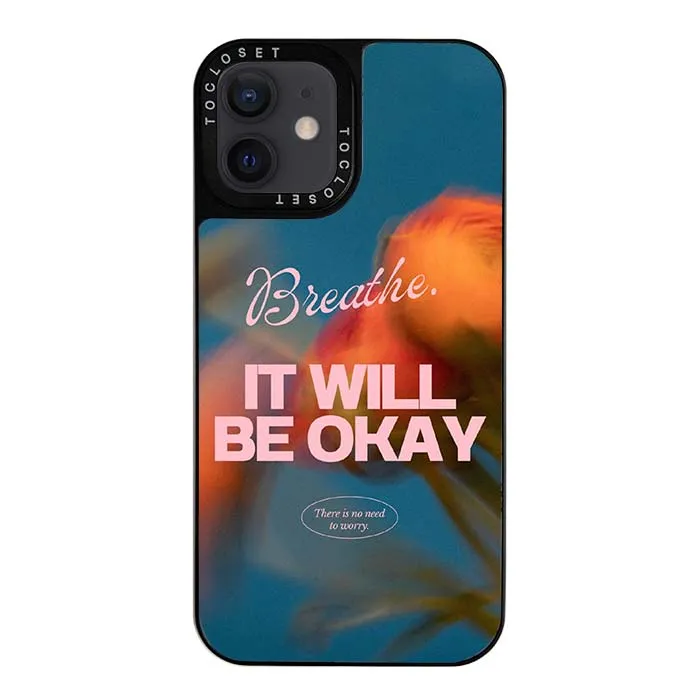 Breathe Designer iPhone 12 Case Cover